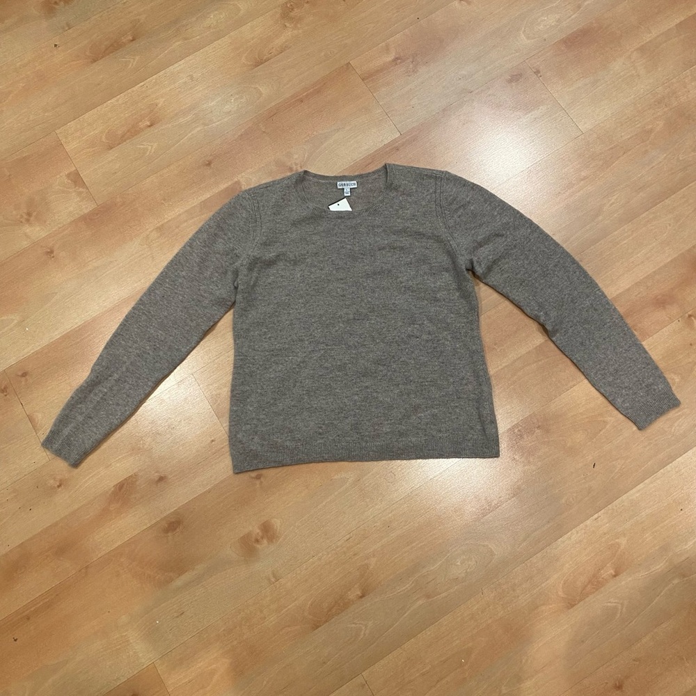 Men's Crewneck Sweater in Taupe